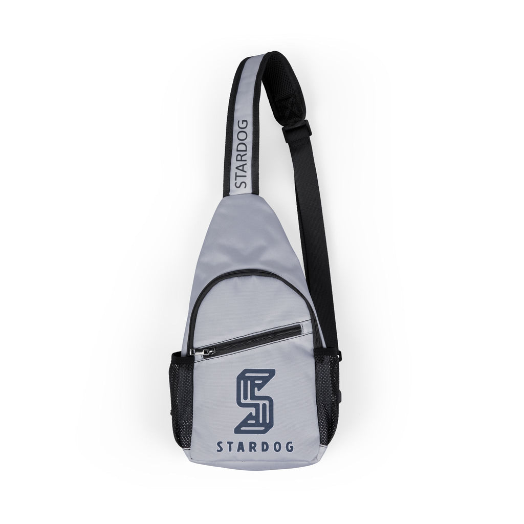 Adventure Mountain Chest Bag – Retro Sunset Graphic Sling Pack