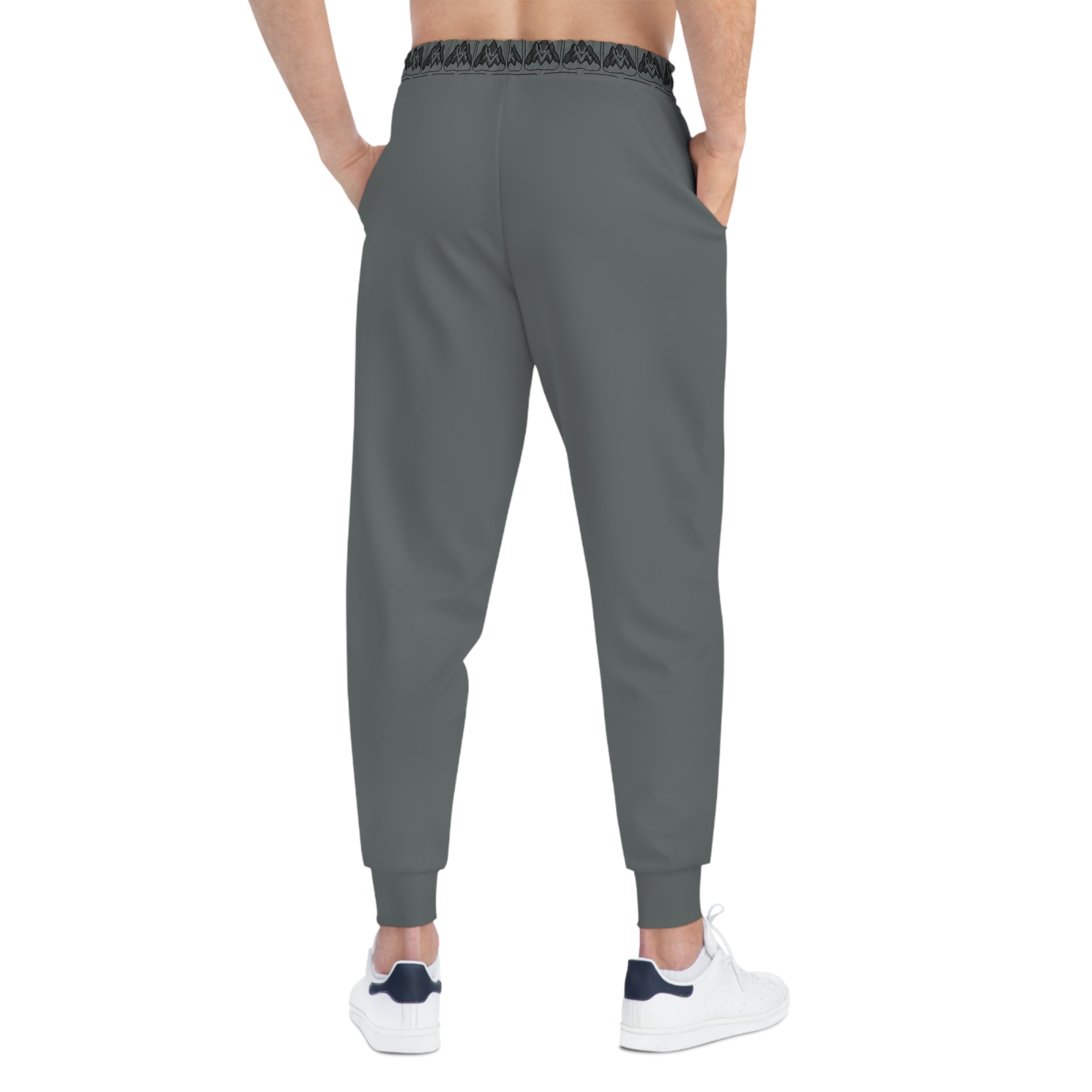 Unisex Athletic Joggers — Retro Sunrise