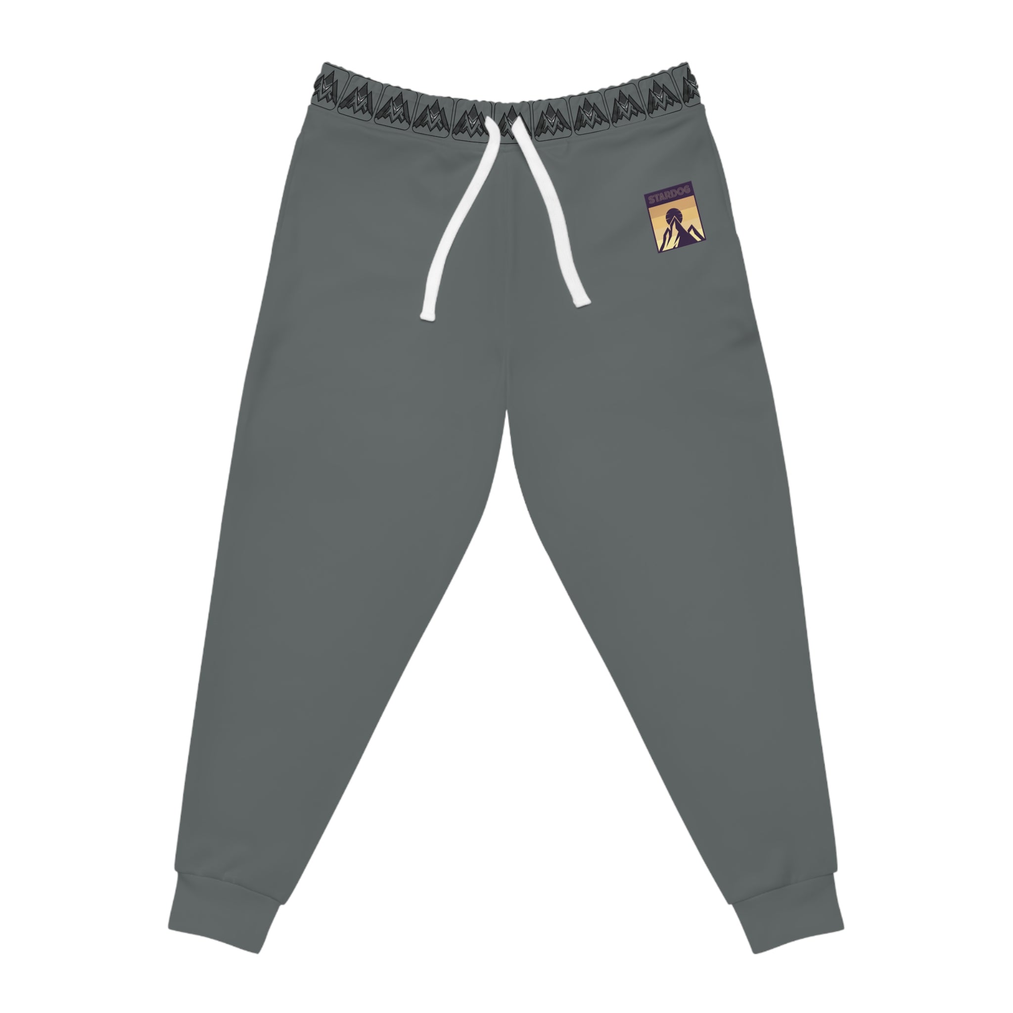 Unisex Athletic Joggers — Retro Sunrise