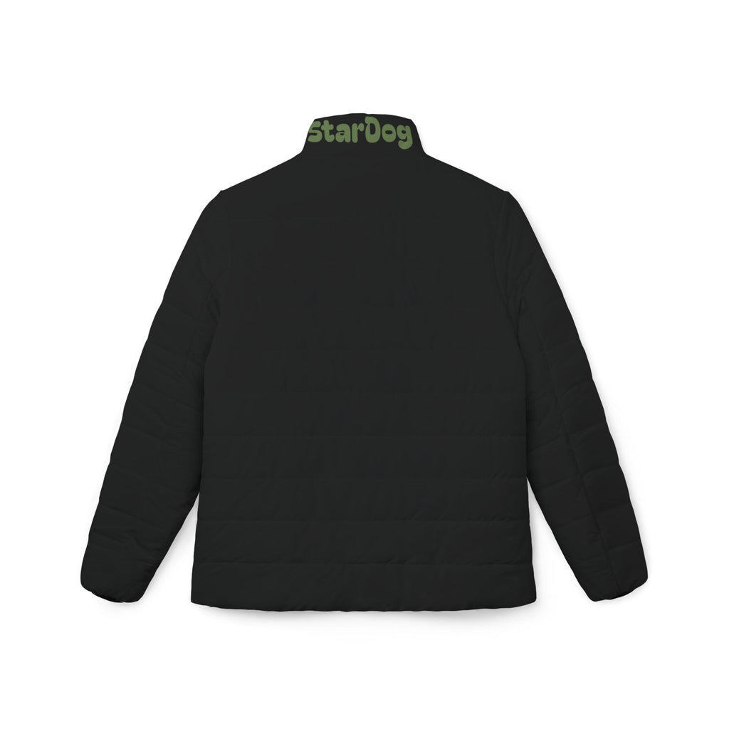 Women’s Puffer Jacket – Minimal Solid Black Quilted Outerwear
