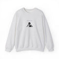 Minimalist 'Stardog' Graphic Sweatshirt — Monochrome Mountain Illustration