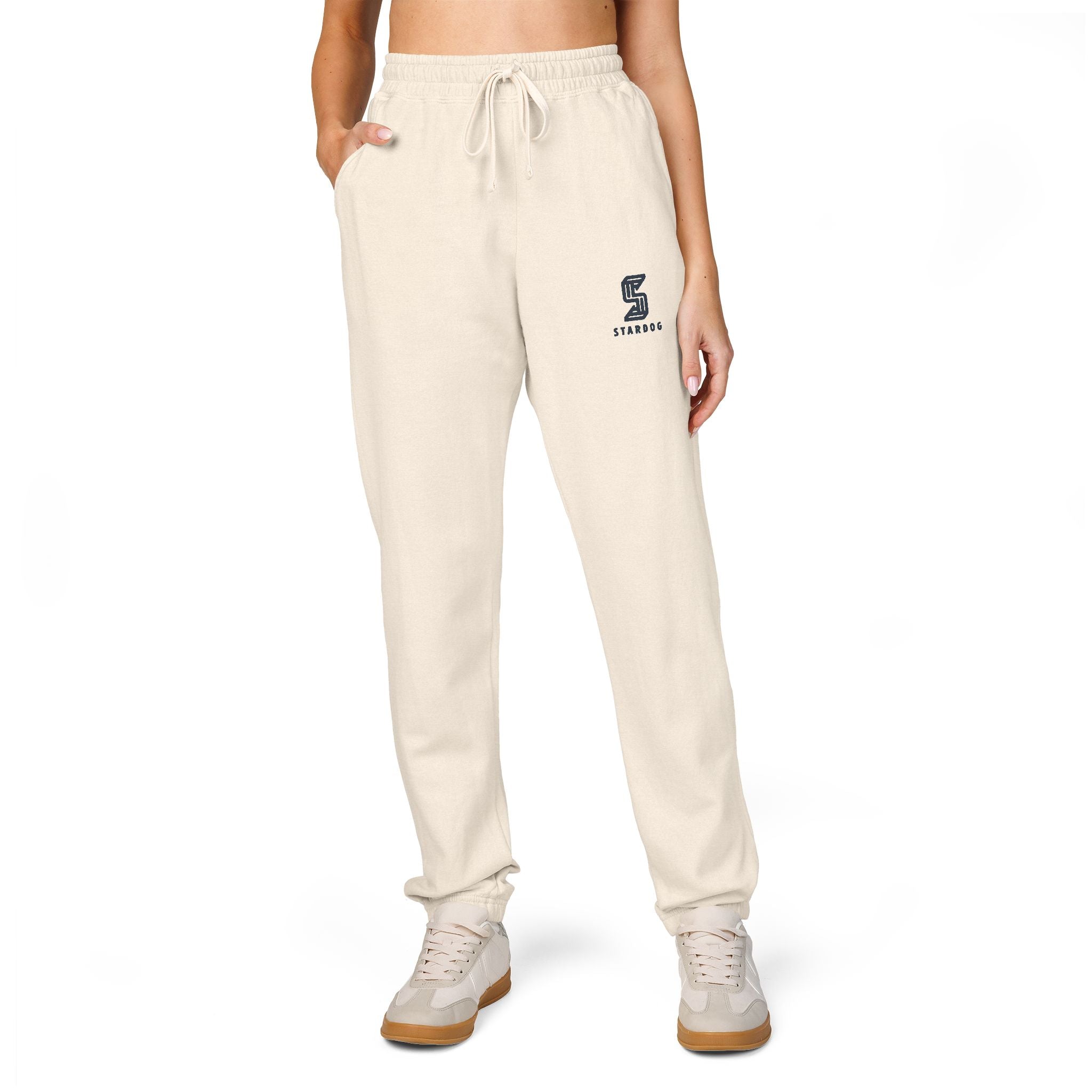Womens Embroidered Minimalist Trackpants