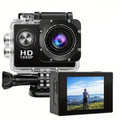 HD 1080P Sport Action Camera with 2-inch LCD Screen and Waterproof Housing-0