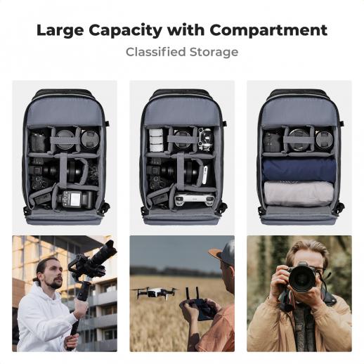 StarDog x K&F | 25L "Star Wander" Tactical Camera Backpack