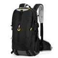 Black Lightweight 30L Hiking Backpack - Water-Resistant O