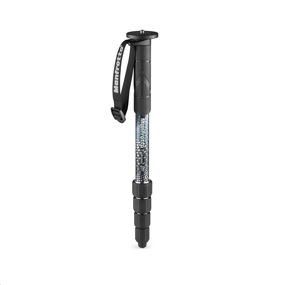 MONOPOD SELFIESTICK 159CM MANFROTTO ŠPORTOVÉ KAMERY SMARTFÓNY FOTOAPARÁT (MMELMIIA5BK)-0