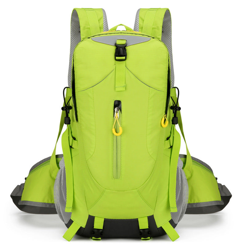 Green Lightweight 30L Hiking Backpack - Water-Resistant