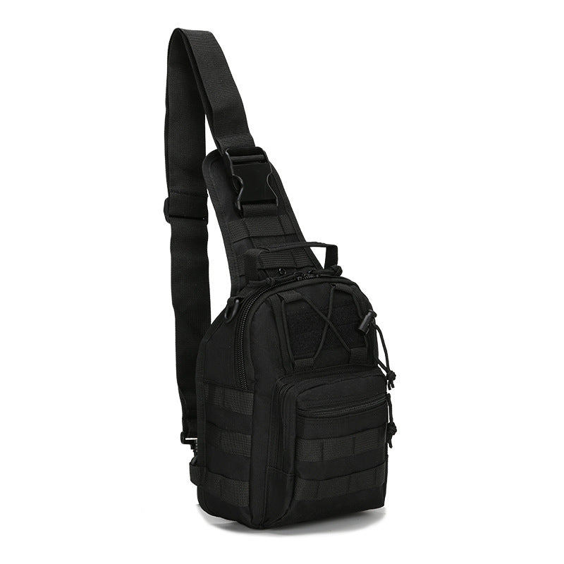 Sling Bag Classic Black 600D Waterproof Crossbody